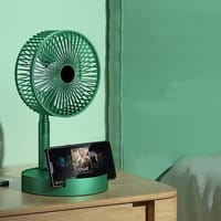 Telescopic Portable USB Folding Fan Retractable Floor Standing Fan_img_4