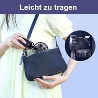 Portable Handheld Fan 5 Speeds 2000mAh Mini Pocket Fan Rechargeable 2.5W Powerful Wind Phone Holder Design Fans_img_3