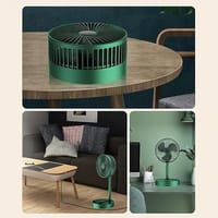 Telescopic Portable USB Folding Fan Retractable Floor Standing Fan_img_7