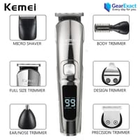 Kemei KM-8508 Multi-grooming kit 11-in-1 Beard, Hair, Body, and Face for Men_img_2