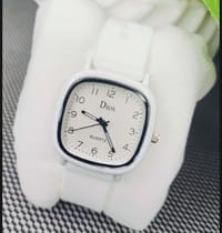Women Fashionable Macaron Color Square Watch Multicolored PU Women Watch_img_3