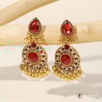 Luxury Premium Quality Indian Style Multi Color Necklace Set_img_3