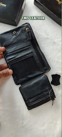 লাক্সারী ১০০% চামড়ার মানিব্যাগ_img_4