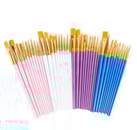 A New Nylon Paintbrush Plastic 10 Piece Set Digital Oil Painting Paintbrush Art Student Line Drawing Brush Gif Good Quality_img_3