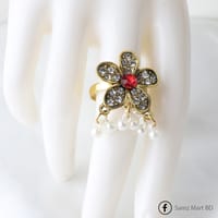 Luxury Premium Quality Indian Style Mix Stone Luxury Jhumka Necklace Set_img_1