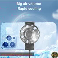X16 Mobile Cooler For Gaming Uni Size Mini Cooling Fan for All Gaming Phon_img_1