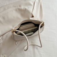 Solid soft mini shoulder bag_img_9