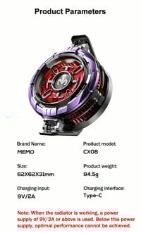Memo CX08 Pro 23w Mobile Phone Cooler Fan_img_19