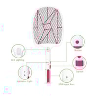 Sunmoon Mosquito killer bat BATTERY REPLACEABLE with charging cable electric insect killer bat_img_0