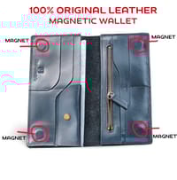 KROYSHALA Premium 100% Genuine Cow Leather Long Wallet – Black | Stylish & Spacious_img_0