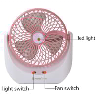 JY SUPER Portable Led Light With Mini Fan_img_1