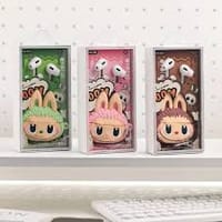 Cute Cartoon 3D Silicone Protective Shell Hard Box Labubu Earbuds_img_1