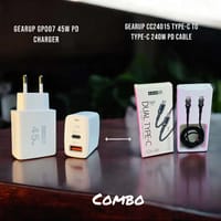 GearUP GP007 45W Fast PD Charger & GearUP CC24015 Type-C to Type-C 240W PD cable Combo_img_0