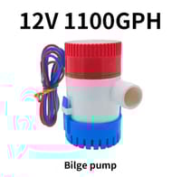12V 1100GPH Submersible Bilge Water Pump | Marine Drain Kit for Boats, Seaplanes & RVs_img_0