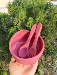 Silicon Bati with spoon set_img_0