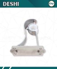 ১ জোড়া স্টেইনলেস স্টিলের পর্দার ক্লাম সিংগেল পর্দার পাইপ হোল্ডার ৪টি ফুটার হেভি সাইড ক্লাম্প ১ ইঞ্চি পাইপের জন্য_img_3