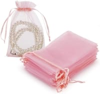 9x12 cm Solid color organza Plain gift bag - 3.5x4.72 inc drawstring Chocolate, Dry Food & Jewelry Packaging Bag_img_7
