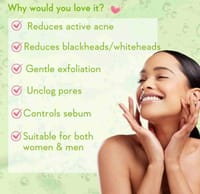 WishCare 2% Salicylic Acid with AHA, GreenTea, & TeaTree For Oliy Skin & Acne- Face Wash - 100 ml_img_2