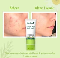 WishCare 2% Salicylic Acid with AHA, GreenTea, & TeaTree For Oliy Skin & Acne- Face Wash - 100 ml_img_3
