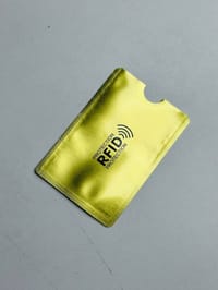 Anti Rfid Card Holder NFC Blocking Reader Case Protection Aluminium – 1pc – Golden_img_1