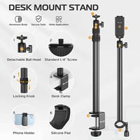 New! Overhead Desk Mount Stand for DSLR, DSLR & Ring Lights (Ulanzi VIJIM-LS02)_img_2