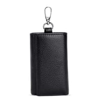 KROYSHALA Black & Chocolate Key Ring Holder Folding Key Ring For Bikers , Key Ring For Lockers Wallet For Men_img_11