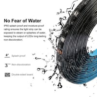 WiFi + Bluetooth RGB LED Strip Light- Work With Alexa, Google Home, Dance With Music (16 Feet, Sonoff L2)_img_2