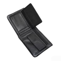 Men’s Wallet – Brown & Black Leather Bifold by Kroyshala – Slim & Elegant_img_2