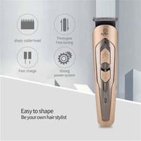 Kemei KM-756 Hair Trimmer | Titanium Alloy Blade | Rechargeable | ShopX_img_1
