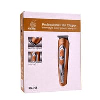 Kemei KM-756 Hair Trimmer | Titanium Alloy Blade | Rechargeable | ShopX_img_2