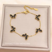Black butterfly bracelet_img_1