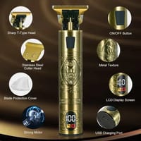 Vintage T9 Type-C Electric Hair Clipper & Beard Trimmer | LCD Display | ShopX_img_0