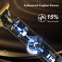 Vintage T9 Type-C Electric Hair Clipper & Beard Trimmer | LCD Display | ShopX_img_1