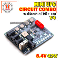 Mini Router UPS Circuit Original Board 42W 2S 8.4V V4 and Mini UPS Box Combo Package_img_1