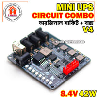 Mini Router UPS Circuit Original Board 42W 2S 8.4V V4 and Mini UPS Box Combo Package_img_3