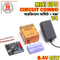 Mini Router UPS Circuit Original Board 42W 2S 8.4V V4 and Mini UPS Box Combo Package_img_5