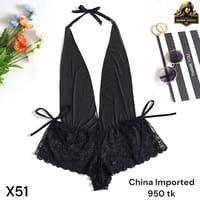 Luxury Sheer Mesh Lace Teddy Bodysuit – Elegant & Seductive Lingerie for Plus Size_img_5