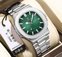 POEDAGAR Luxury Watch Business Waterproof Male Clock Luminous Date Stainl_img_2