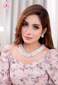 Ultra Luxury Pearl Necklace Set + Bracelet_img_3