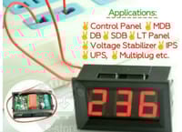 AC 70-500V 0.56" LED Digital Voltmeter Voltage Meter RED Display_img_0