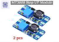 MT3608 Step Up Boost Converter DC 2V-24V to 5V-28V 2A Adjustable Voltage Regulator Module_img_0