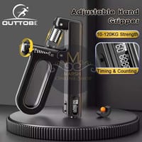 💥Outtobe Hand Gripper 10-120KG Adjustable Hand Exerciser Grip Strength Trainer Automatic Counting Hand Spring Gripper_img_0