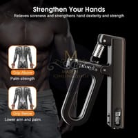 💥Outtobe Hand Gripper 10-120KG Adjustable Hand Exerciser Grip Strength Trainer Automatic Counting Hand Spring Gripper_img_1