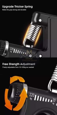 💥Outtobe Hand Gripper 10-120KG Adjustable Hand Exerciser Grip Strength Trainer Automatic Counting Hand Spring Gripper_img_7