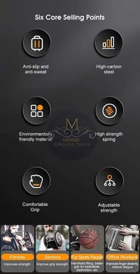 💥Outtobe Hand Gripper 10-120KG Adjustable Hand Exerciser Grip Strength Trainer Automatic Counting Hand Spring Gripper_img_8