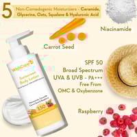 WishCare Sunscreen Body Lotion SPF 50 PA+++ 200 ml_img_1