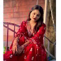 Royal Red Silk Bridal Lehenga_img_3