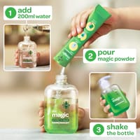 Godrej Magic Handwash Powder Refill Pack- 1 pcs , Lime Aloe Vera (Makes 200ml of Handwash)_img_0