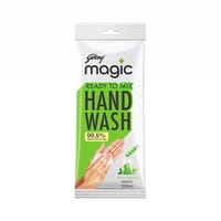 Godrej Magic Handwash Powder Refill Pack- 1 pcs , Lime Aloe Vera (Makes 200ml of Handwash)_img_1