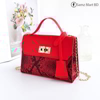 Gorgeous Snake leather pattern One Shoulder Bag Small_img_4